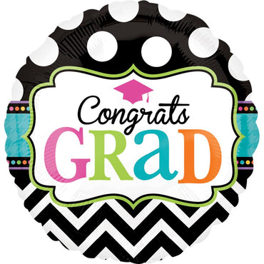 Dream Big Chevron Foil Balloon 18in Balloons & Streamers - Party Centre - Party Centre