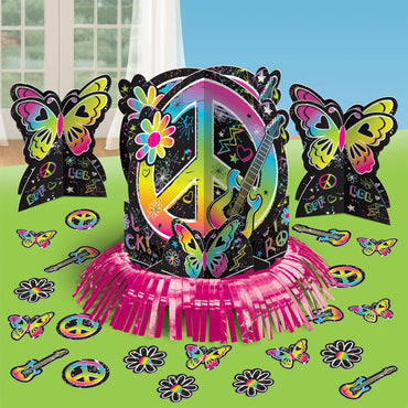 Neon Birthday Table Decorating Kit Decorations - Party Centre - Party Centre