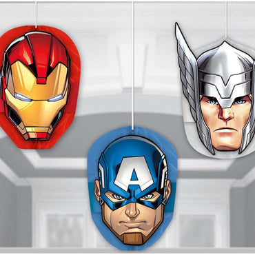 Epic Avengers Honeycomb Decorations 3pcs - Party Centre