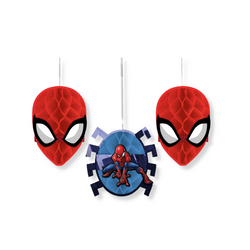 Spider-Man Webbed Honeycomb Decoration 3pcs