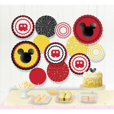 Disney Mickey Mouse Forever Paper Fan Decorating Kit - Party Centre