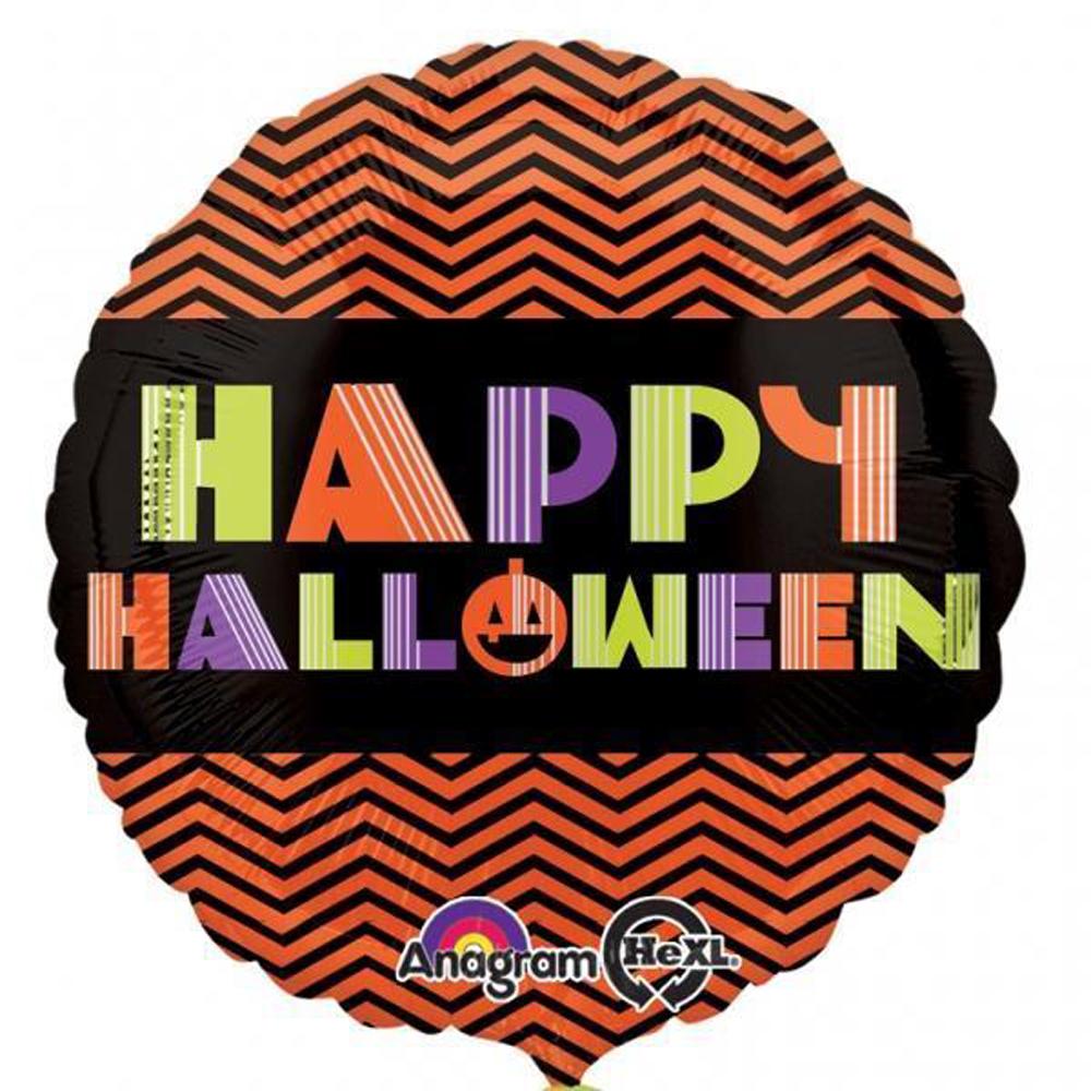 Neon Halloween Foil Balloon 18in Balloons & Streamers - Party Centre - Party Centre