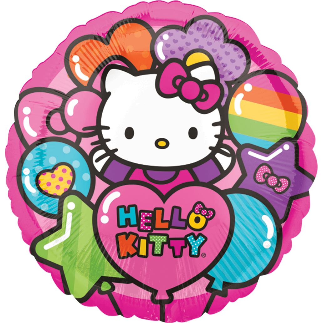 Hello Kitty Rainbow Foil Balloon 18in Balloons & Streamers - Party Centre - Party Centre