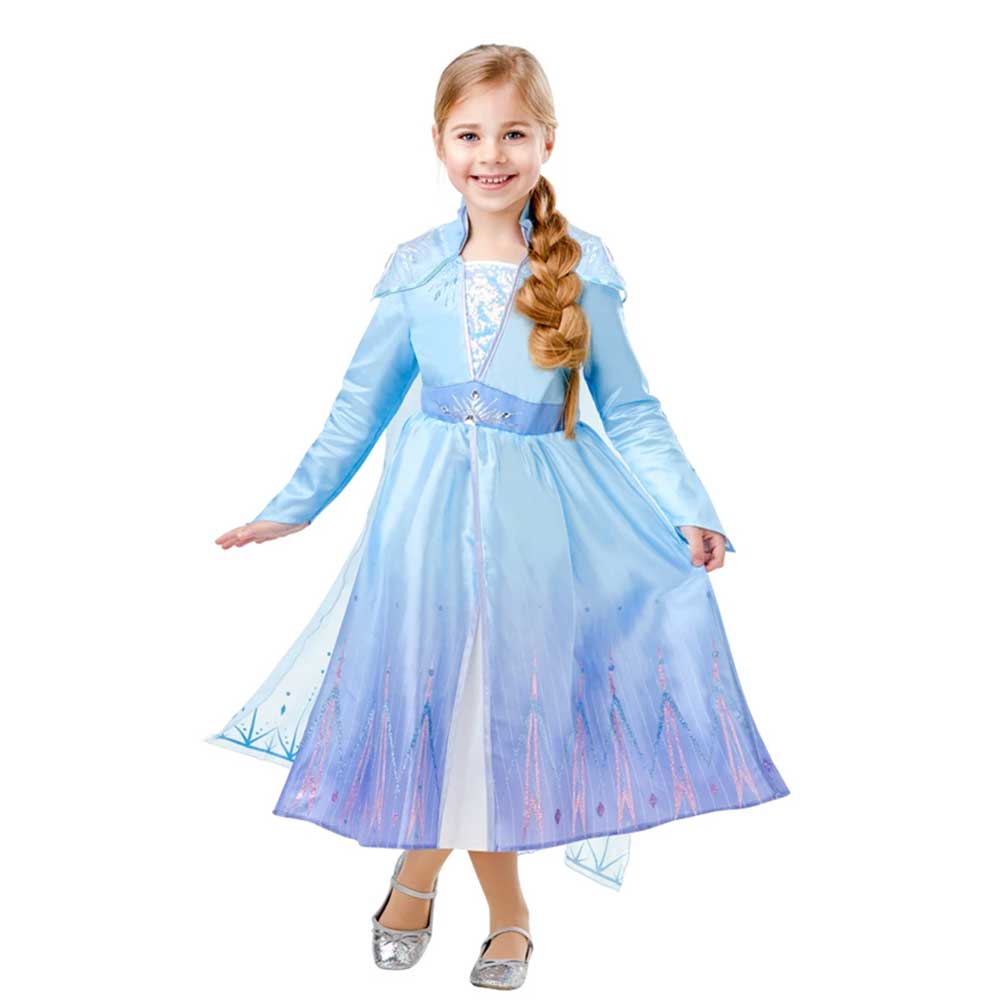 Child Disney Frozen 2 Elsa Deluxe Costume Costumes & Apparel - Party Centre - Party Centre