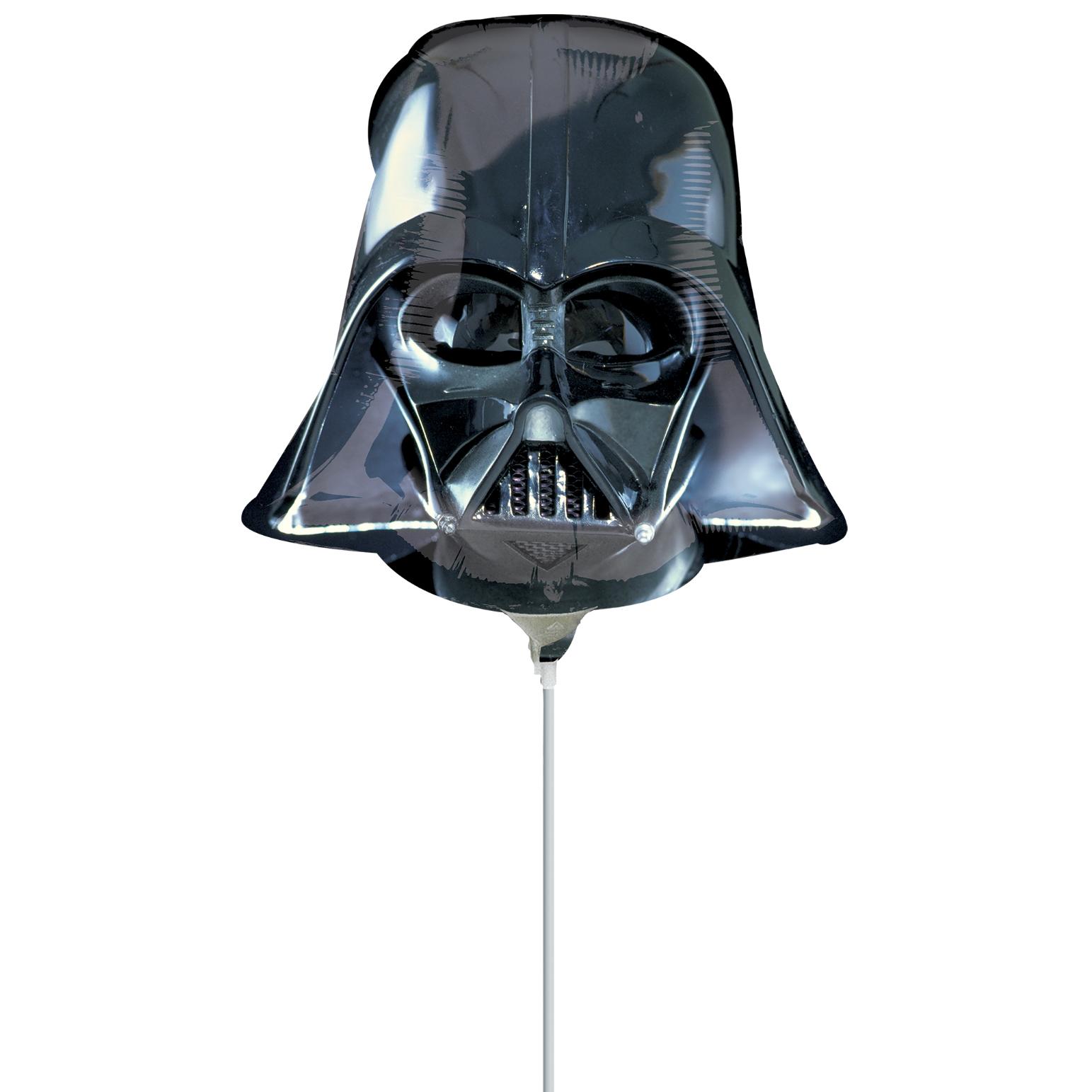 Star Wars Darth Vader Helmet Mini Shape Foil Balloon Balloons & Streamers - Party Centre - Party Centre