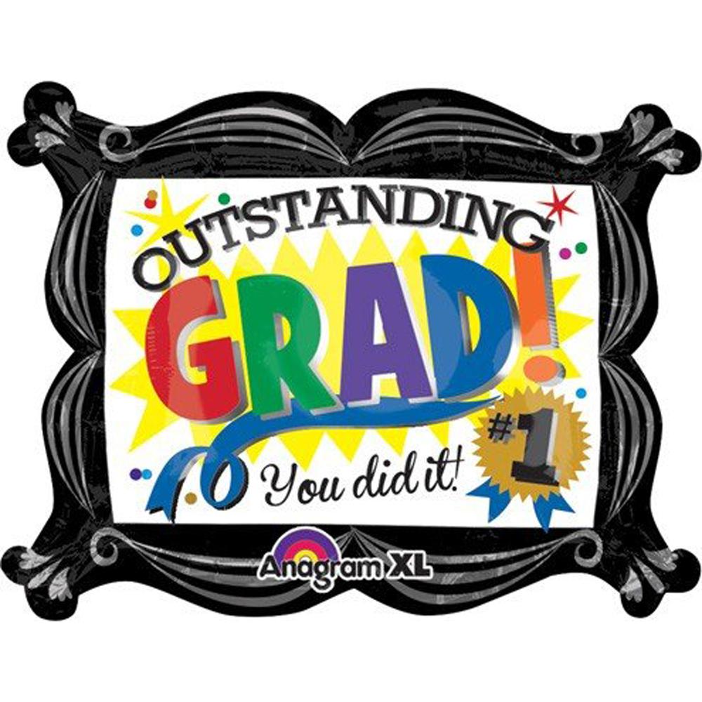 Outstanding Grad SuperShape Balloon 30 x 23in Balloons & Streamers - Party Centre - Party Centre