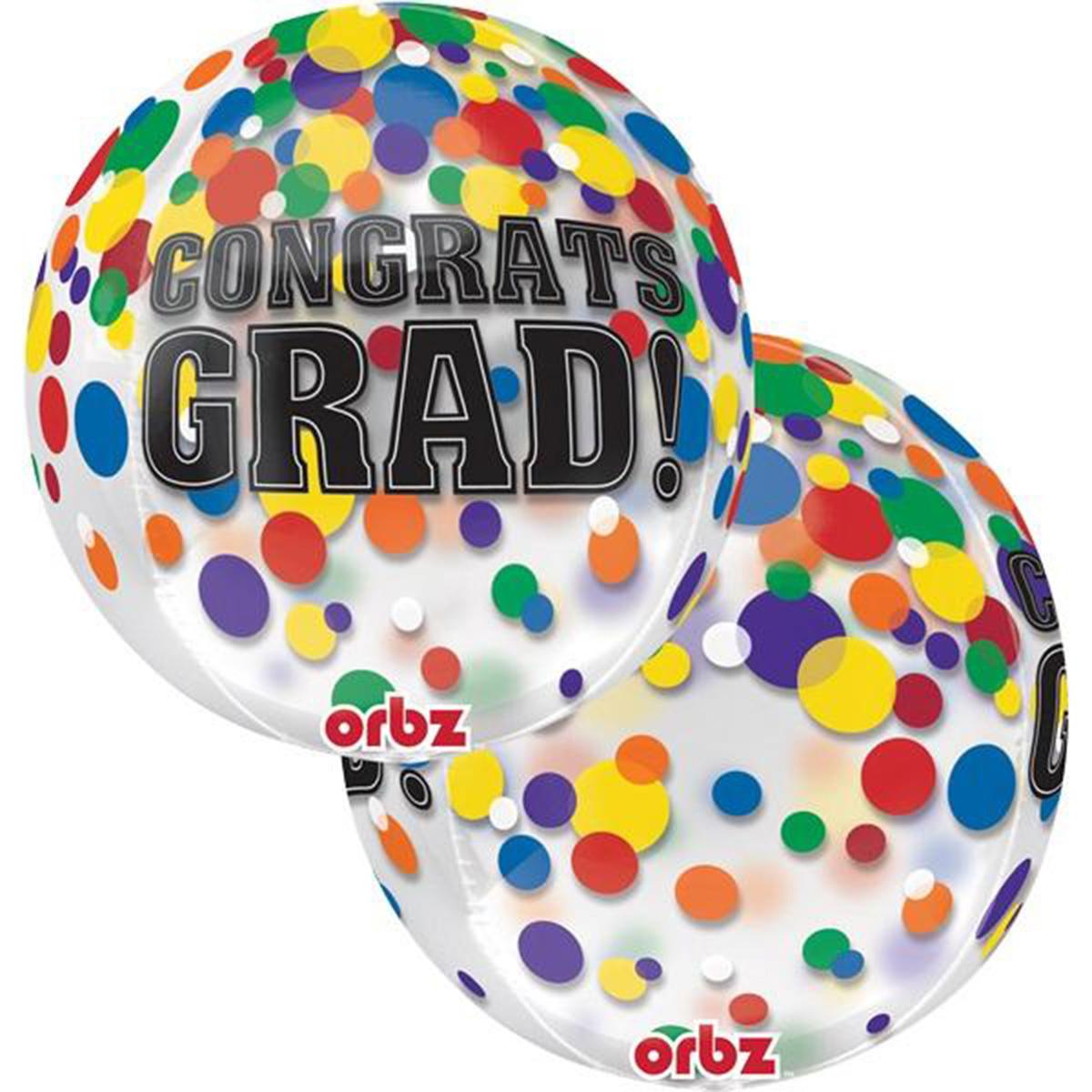Grad Dots Orbz Balloon 38x40cm Balloons & Streamers - Party Centre - Party Centre