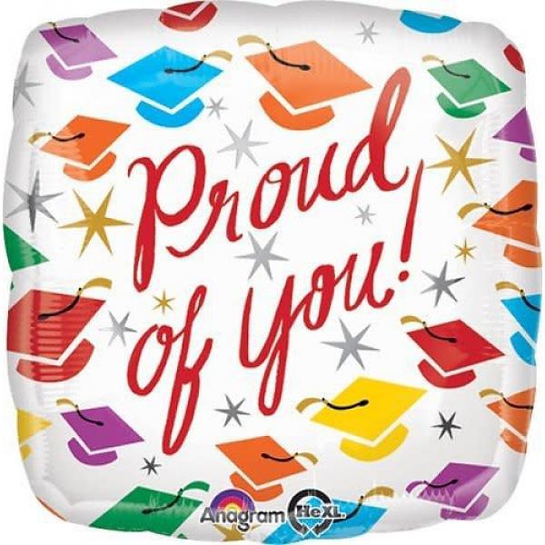 Proud of You Grad Foil Balloon 18in Balloons & Streamers - Party Centre