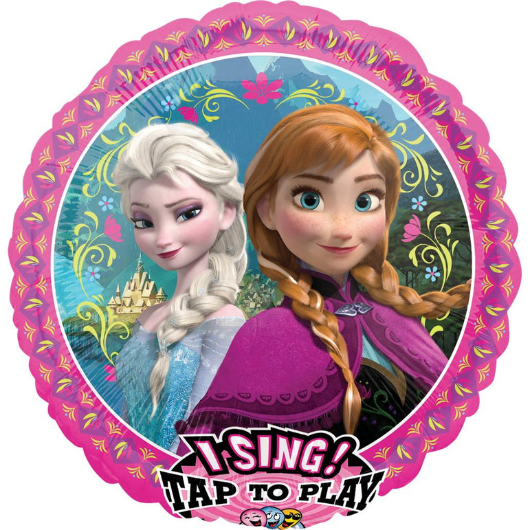 Singing Disney Frozen Balloon 28in Balloons & Streamers - Party Centre