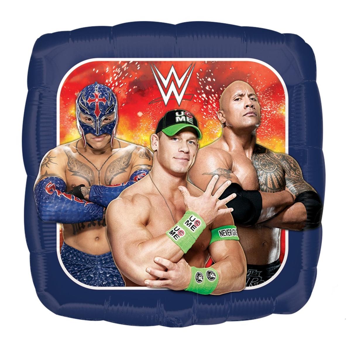 WWE Group Square Foil Balloon 18in Balloons & Streamers - Party Centre - Party Centre