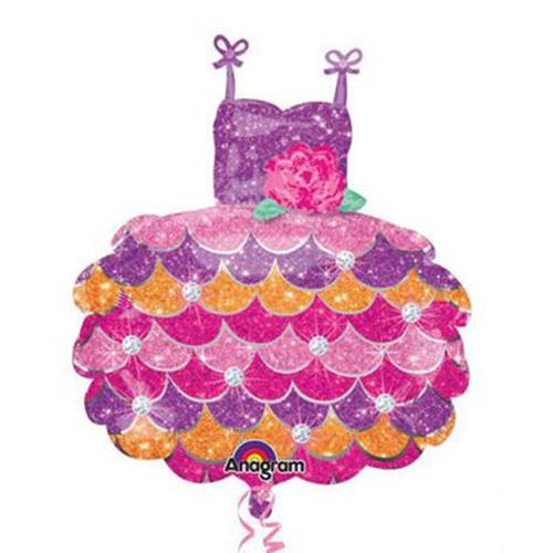 Party Dress SuperShape Foil Balloon 23x28in Balloons & Streamers - Party Centre - Party Centre