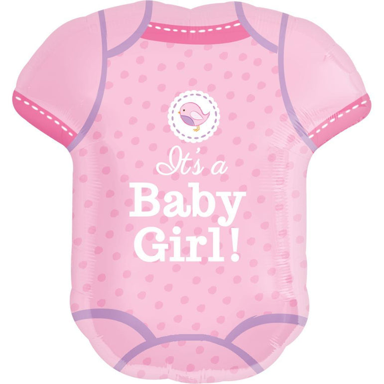 Shower With Love Girl SuperShape Foil Balloon 22 x 24in Balloons & Streamers - Party Centre