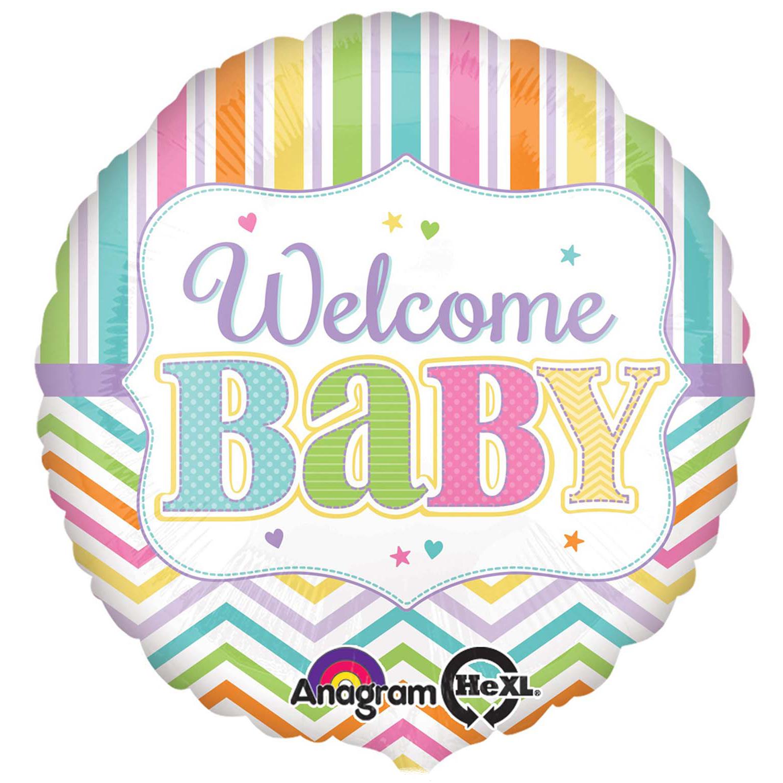 Baby Brights Foil Balloon 18in Balloons & Streamers - Party Centre - Party Centre