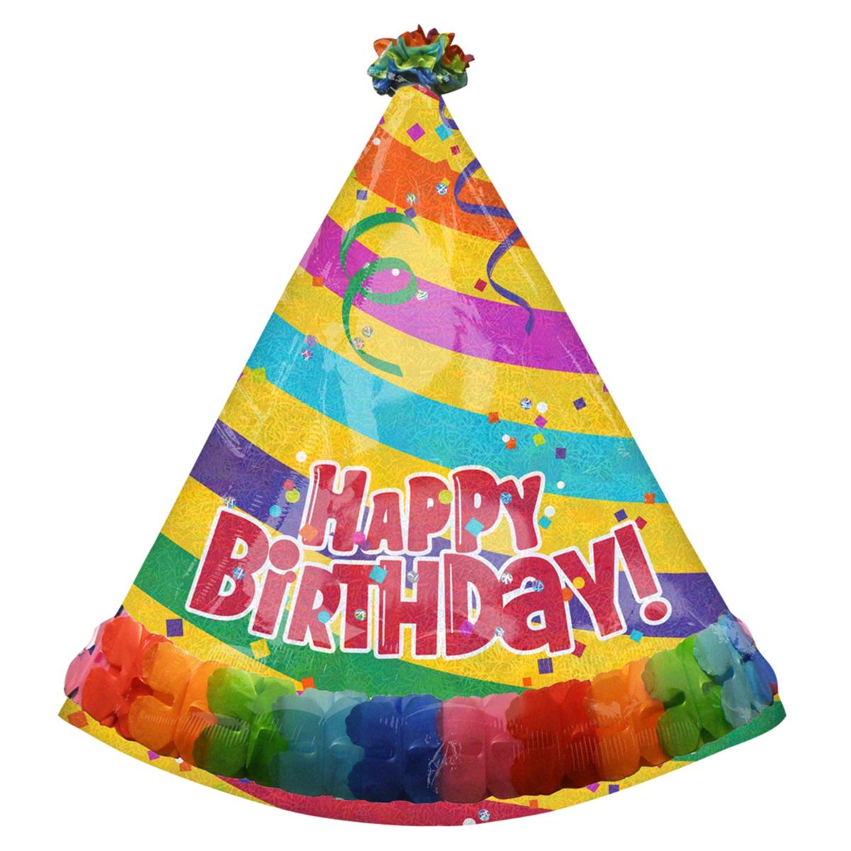 Party Hat with Streamers SuperShape Doo-Dads Balloon 29x25in Balloons & Streamers - Party Centre - Party Centre