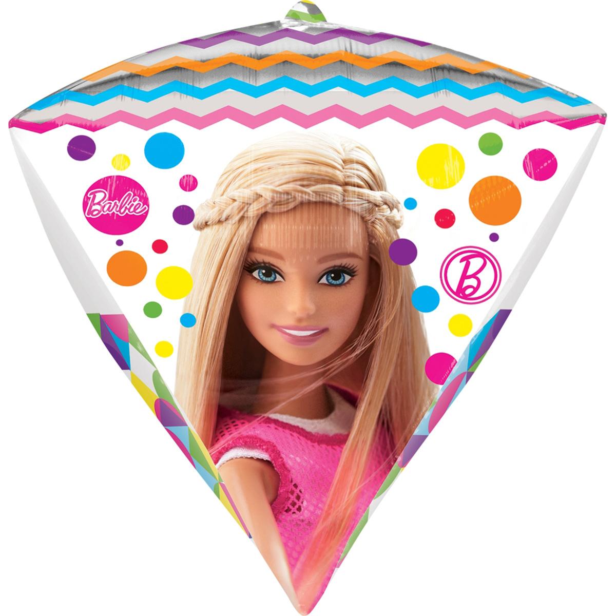 Barbie Sparkle UltraShape Diamondz Balloon 15x17in Balloons & Streamers - Party Centre - Party Centre