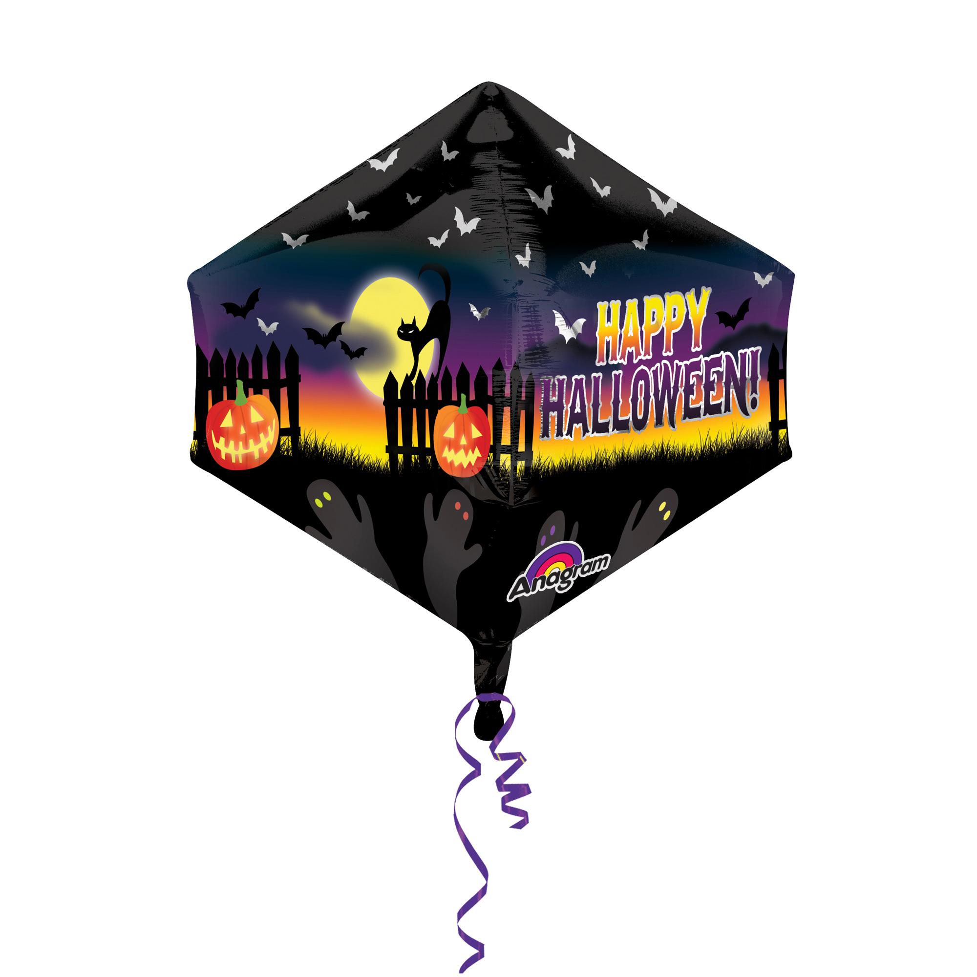 Haunted Halloween Scene Anglez Foil Balloon 17x21in Balloons & Streamers - Party Centre - Party Centre