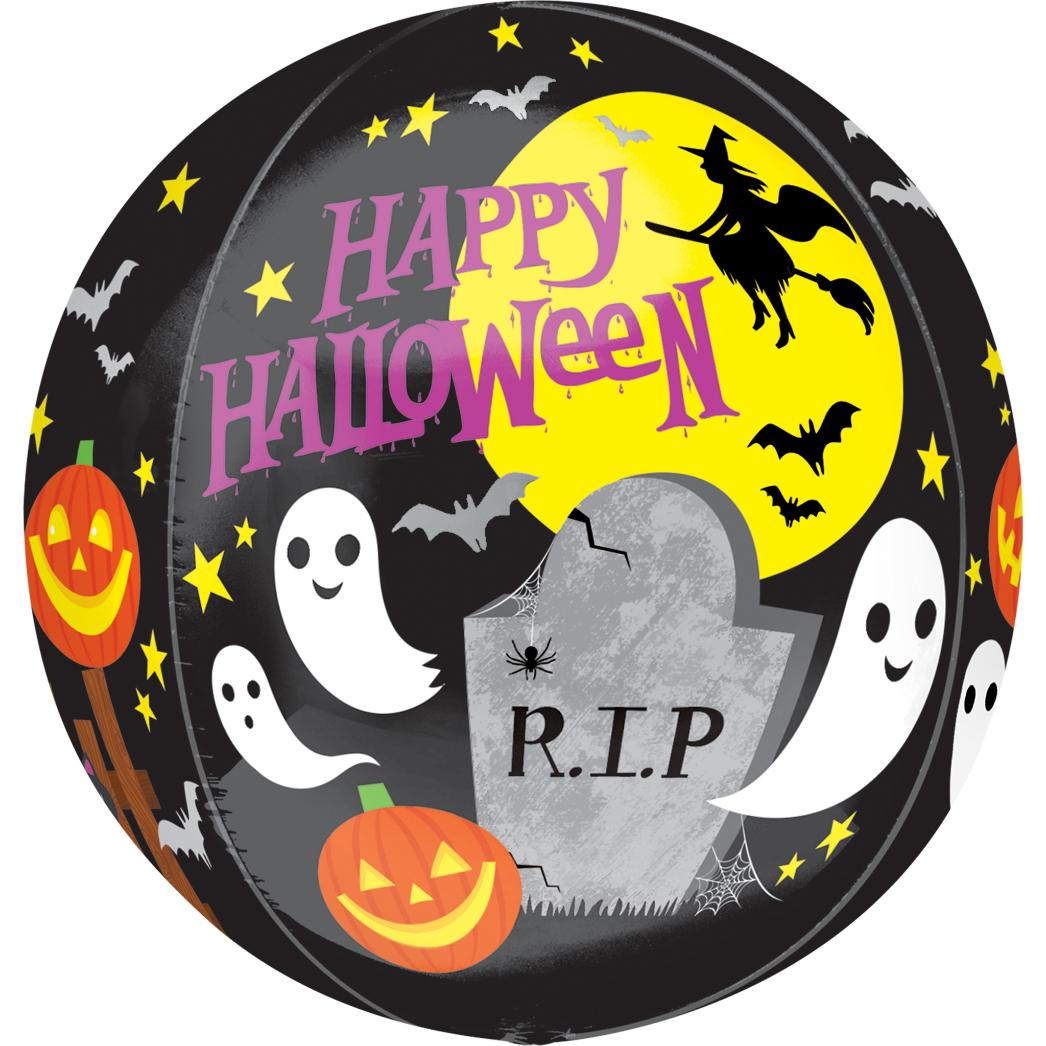 Spooky Scene Orbz Foil Balloon 15x16in Balloons & Streamers - Party Centre - Party Centre