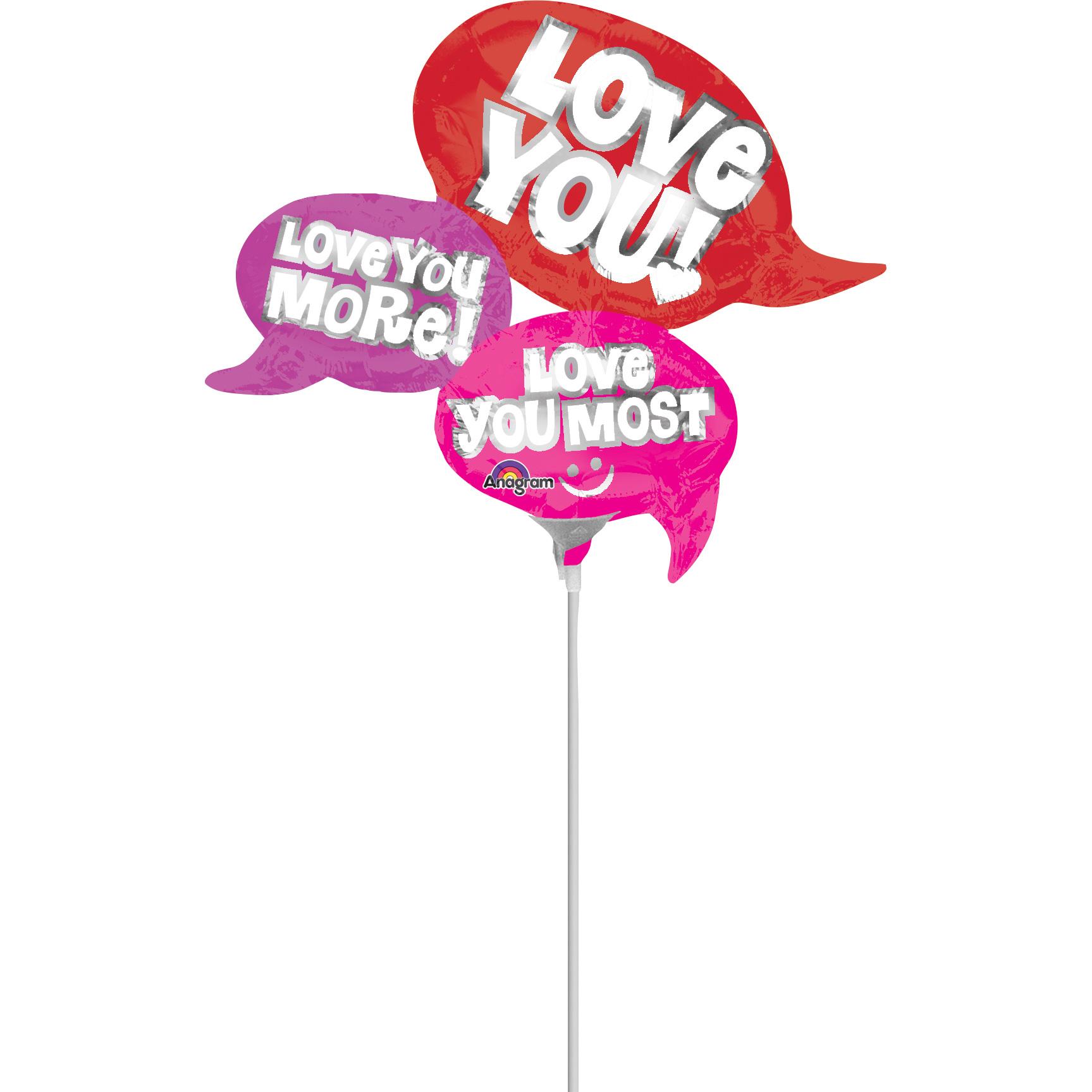 All You Need is Love Mini Shape Foil Balloon Balloons & Streamers - Party Centre - Party Centre