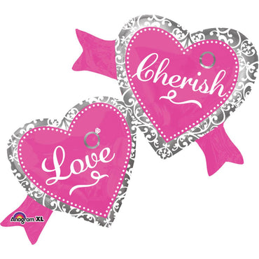 Elegant Bride SuperShape Foil Balloon 39x27in Balloons & Streamers - Party Centre - Party Centre