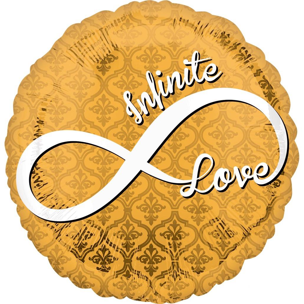 Infinite Love Foil Balloon 18in Balloons & Streamers - Party Centre - Party Centre