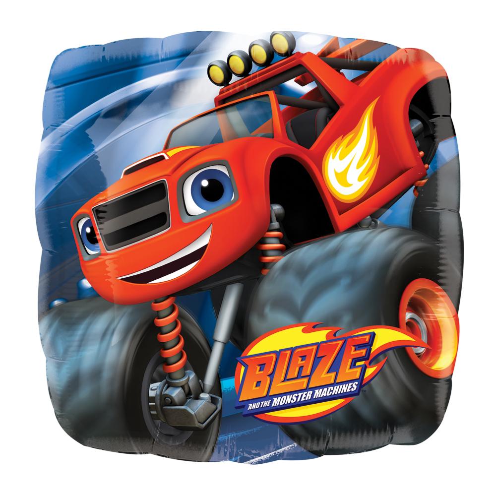 Blaze & the Monster Machines Square Foil Balloon 18in Balloons & Streamers - Party Centre - Party Centre