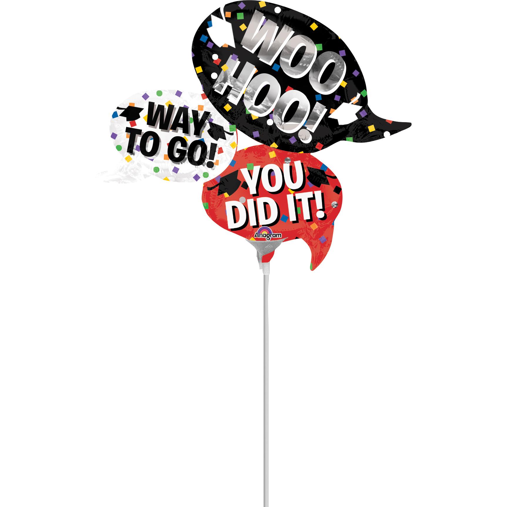 Grad Messages Mini Shape Balloon Balloons & Streamers - Party Centre - Party Centre