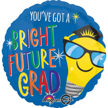 Got a Bright Future Grad Foil Balloon 18in Balloons & Streamers - Party Centre - Party Centre