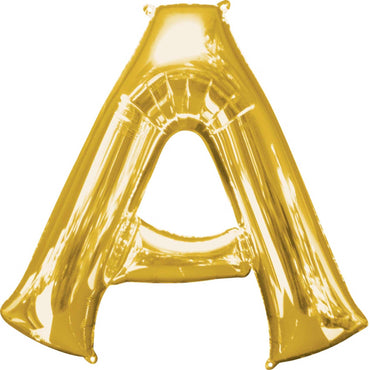 Gold Letter A SuperShape Balloon 93x86cm Balloons & Streamers - Party Centre - Party Centre