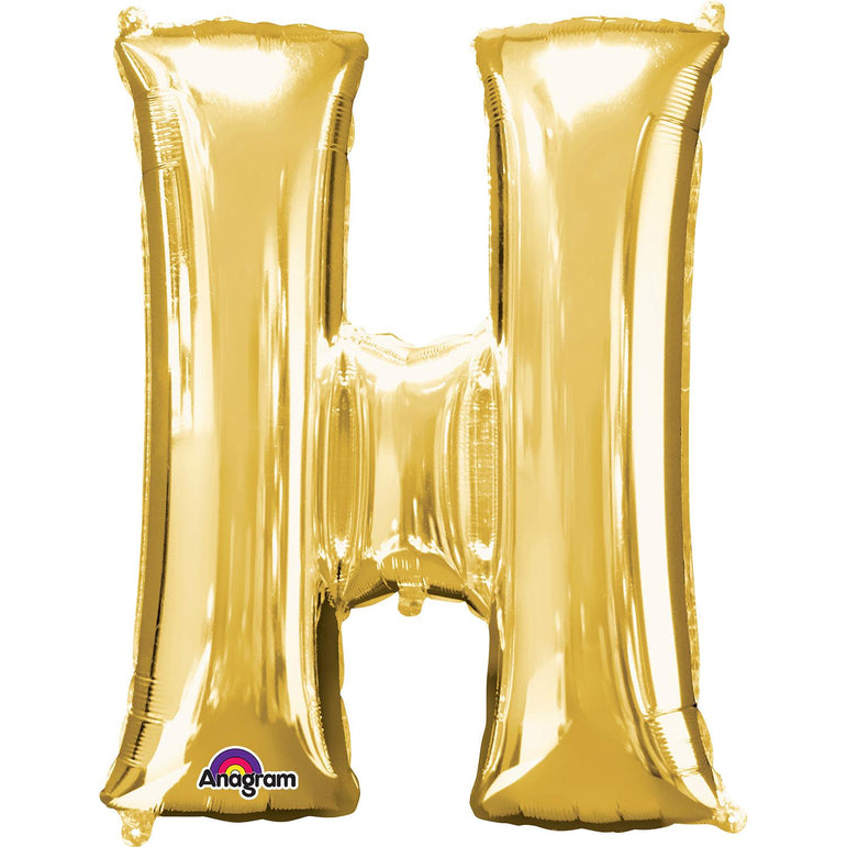 Gold Letter SuperShape Foil Balloons