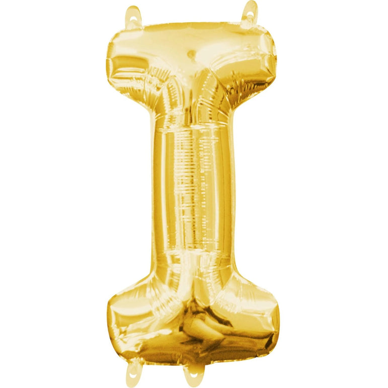 Gold Letter SuperShape Foil Balloons