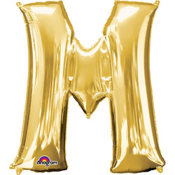 Gold Letter SuperShape Foil Balloons