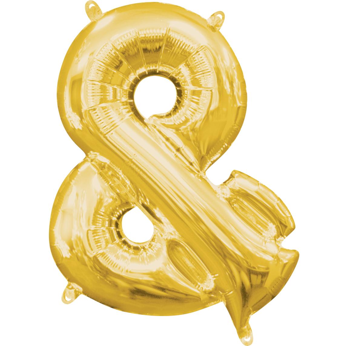 Symbol & Gold Mini Shape Foil Balloon 16in Balloons & Streamers - Party Centre - Party Centre