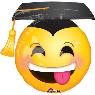 Awesome Grad Face SuperShape Foil Balloon 26in Balloons & Streamers - Party Centre - Party Centre