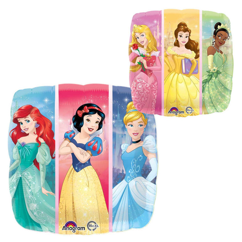 Multi-Princess Dream Big Square Balloon 18in Balloons & Streamers - Party Centre