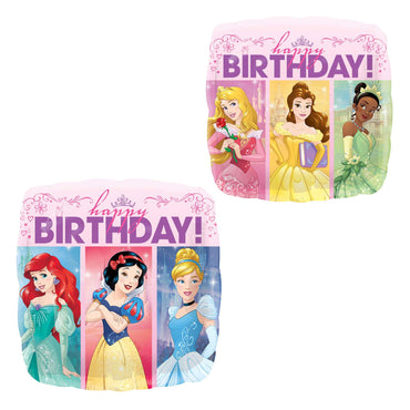 Multi-Princess Dream Big Happy Birthday Balloon 45cm Balloons & Streamers - Party Centre - Party Centre