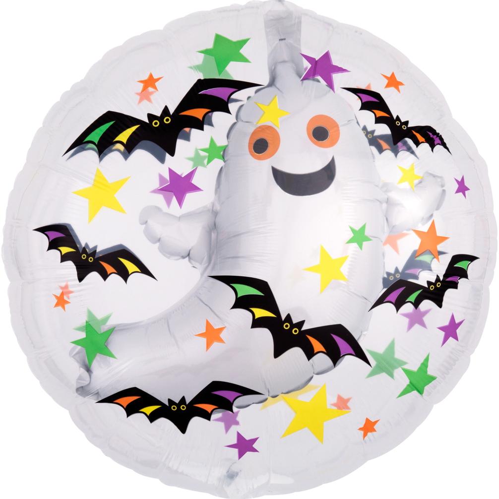 Ghost & Bats Insiders Balloon 60cm Balloons & Streamers - Party Centre - Party Centre