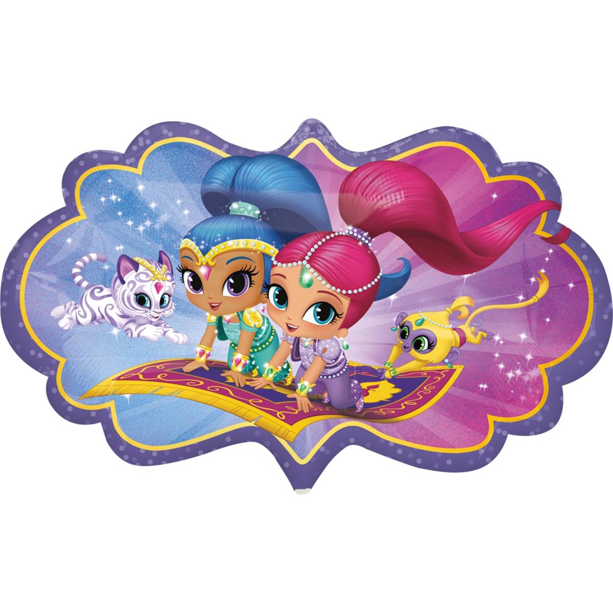 Shimmer & Shine SuperShape Foil Balloon 27x16in Balloons & Streamers - Party Centre - Party Centre