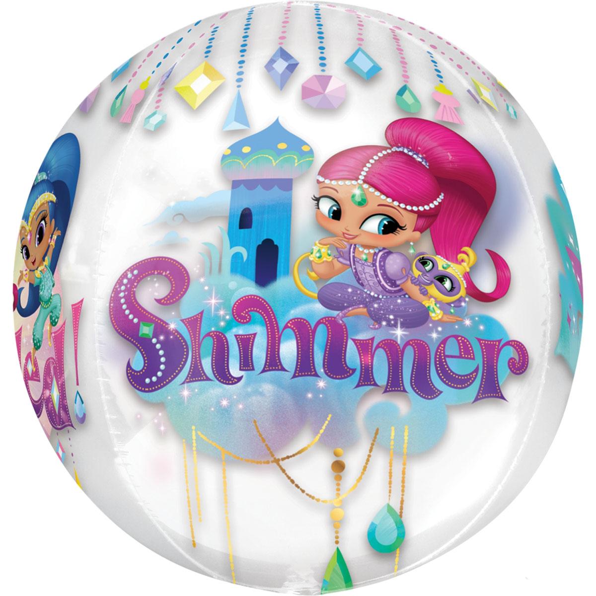 Shimmer & Shine Orbz Balloon 38x40cm Balloons & Streamers - Party Centre - Party Centre