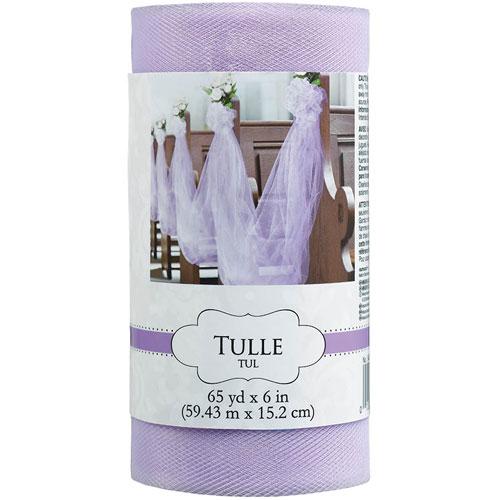 Lilac Tulle Spool 65yd x 6in Decorations - Party Centre - Party Centre