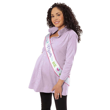 وشاح من القماش بعبارة "موم تو بي"، مقاس 65 إنش - Party Centre