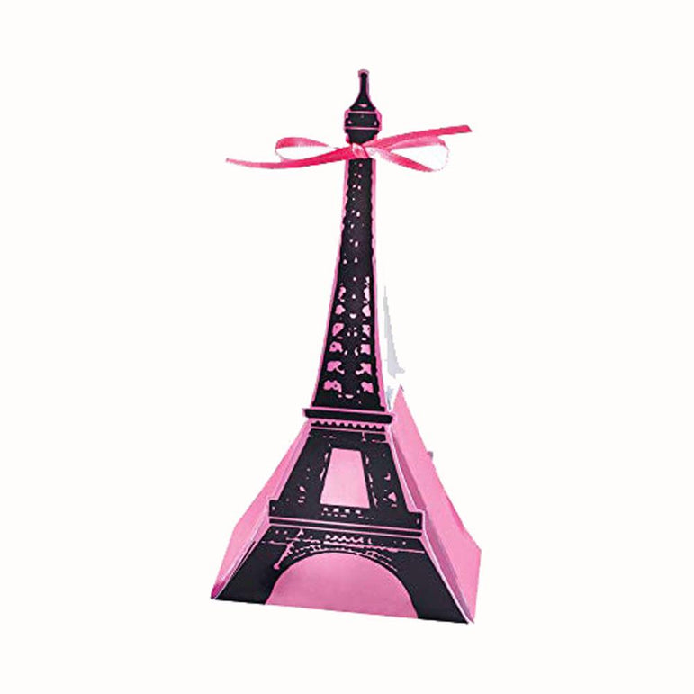 A Day In Paris Favor Boxes 12pcs Favours - Party Centre