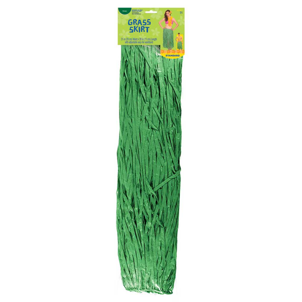 ADULT GREEN GRASS SKIRT Costumes & Apparel - Party Centre - Party Centre