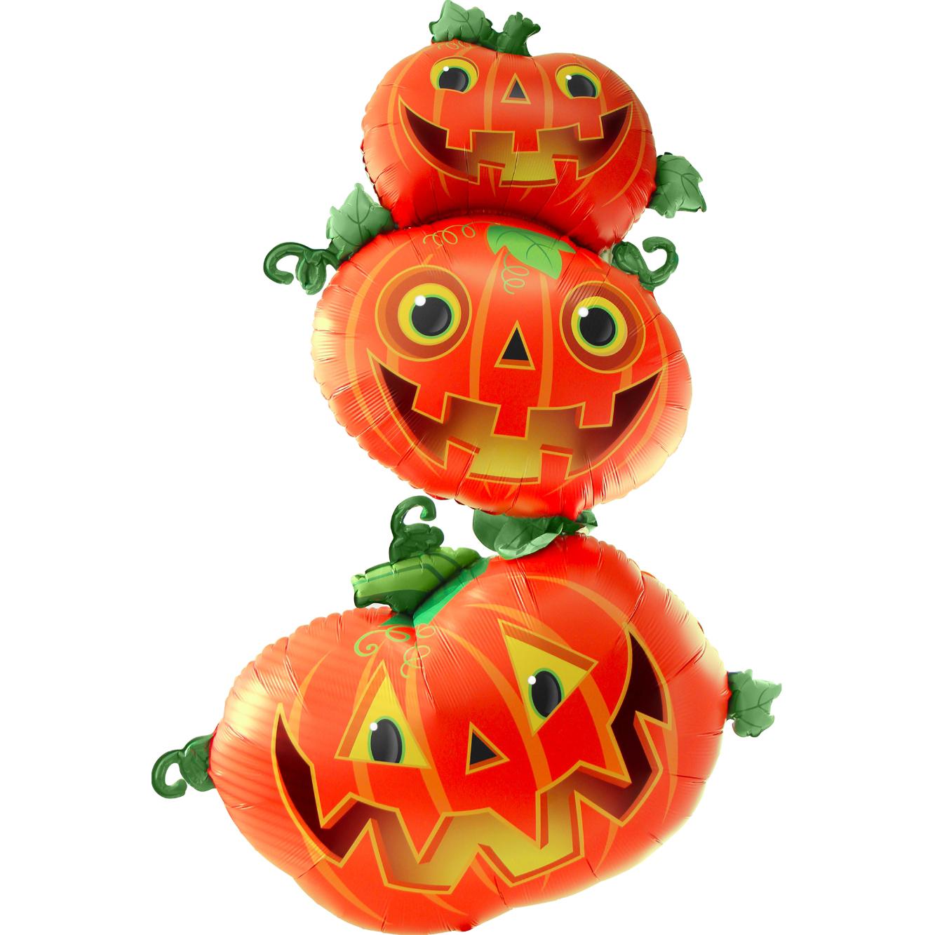 Stacking Pumpkins Giant Multi-Balloon 101x154cm Balloons & Streamers - Party Centre - Party Centre