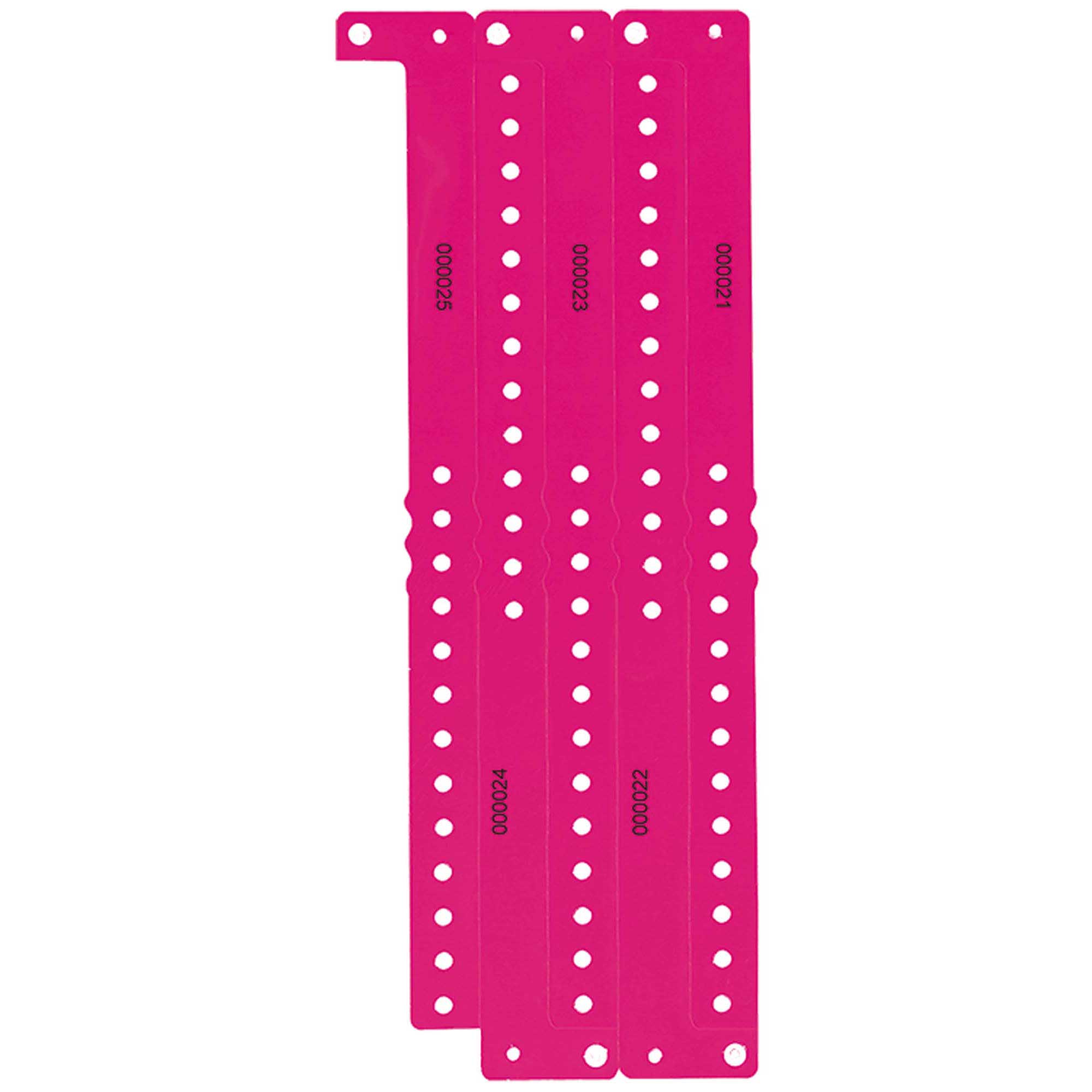 Pink Wristband 250pcs Costumes & Apparel - Party Centre - Party Centre