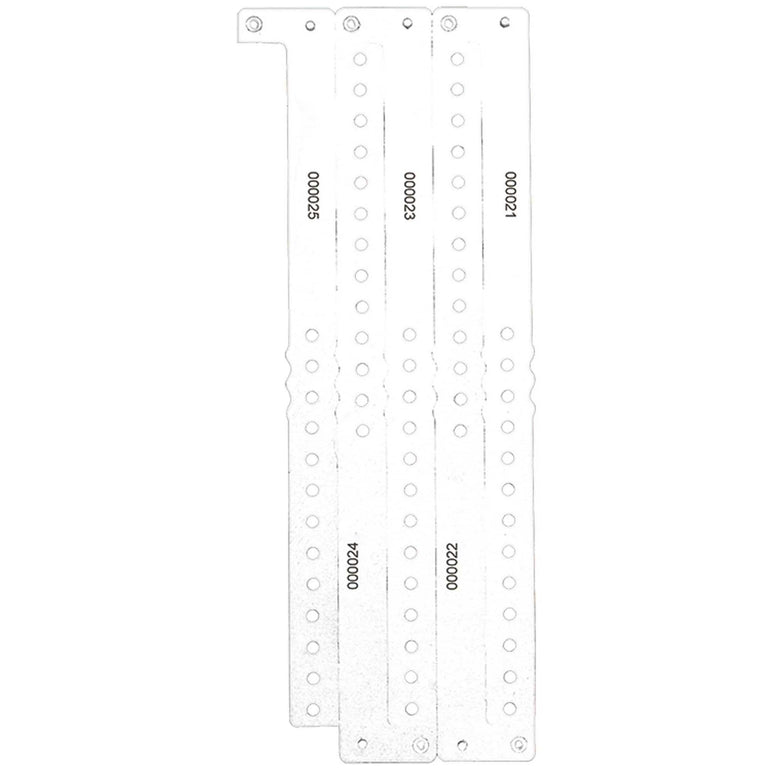 White Wristband 250pcs Costumes & Apparel - Party Centre