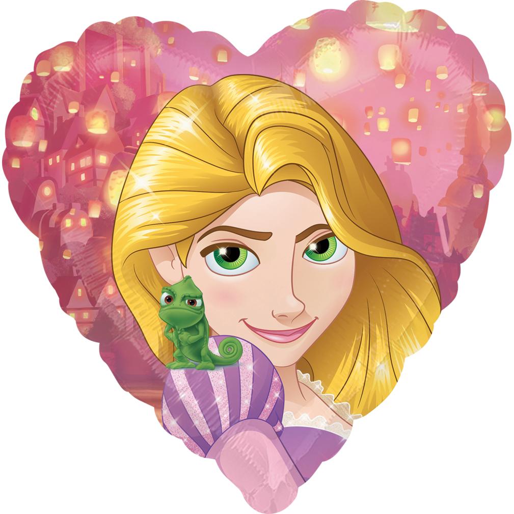 Rapunzel Heart Balloon 18in Balloons & Streamers - Party Centre - Party Centre