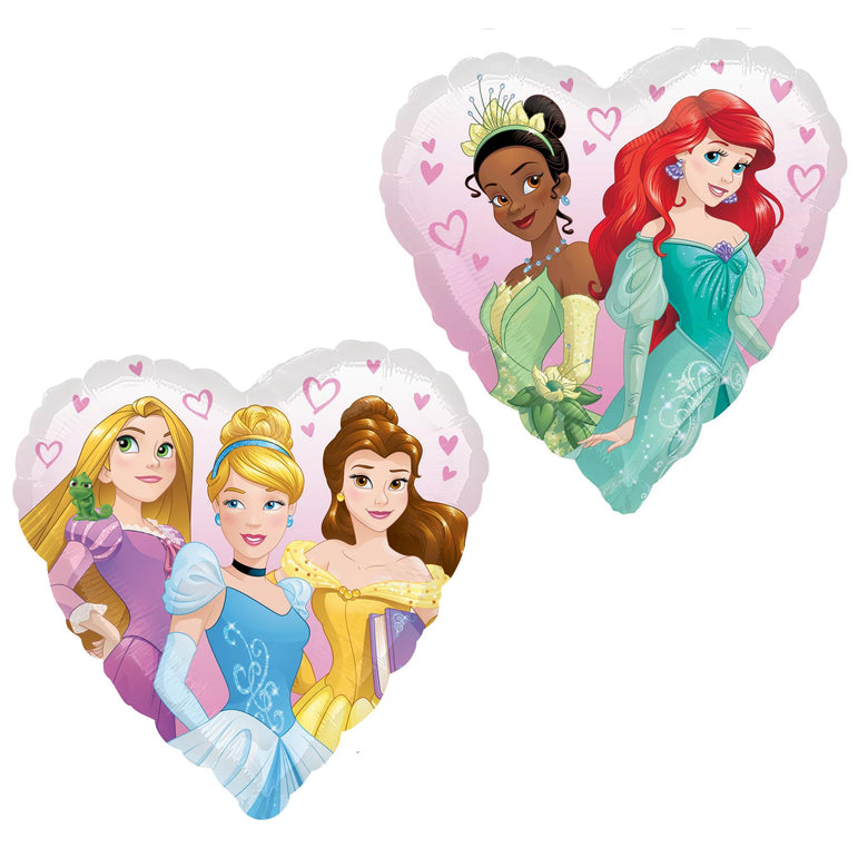 Princess Dream Big Heart Foil Balloon 45cm Balloons & Streamers - Party Centre