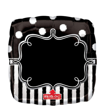 Write-On Chalkboard Birthday Party Jumbo Balloon 28in Balloons & Streamers - Party Centre - Party Centre