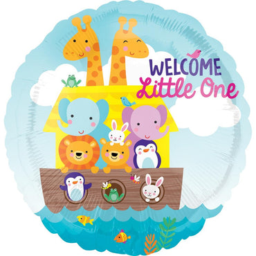 Baby Shower Noah's Ark Balloon 18in Balloons & Streamers - Party Centre - Party Centre
