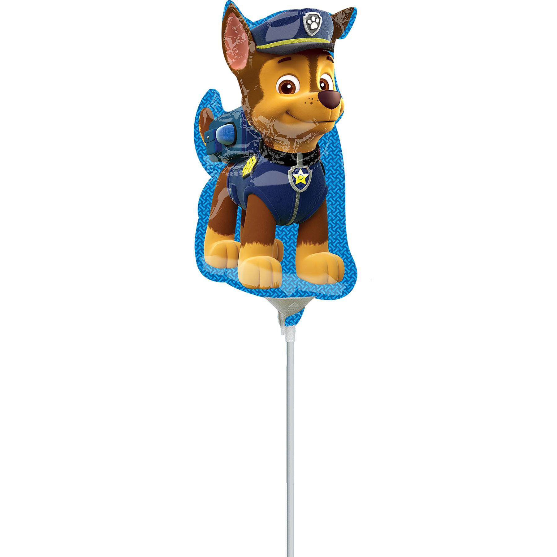 Paw Patrol Chase Mini Shape Foil Balloon Balloons & Streamers - Party Centre - Party Centre